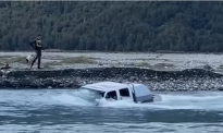【视频】水漫卡车，新西兰这段冒险“过河”视频火了