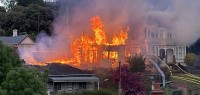新西兰一寄宿公寓发生火灾 人员伤亡情况未知