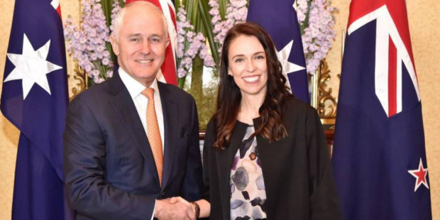PM Jacinda Ardern Australia PM Malcolm Turnbull3