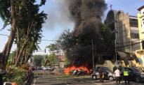 印尼三座教堂发生自杀式爆炸袭击 至少9死40伤