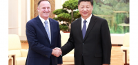 前总理John Key与中国国家主席会面