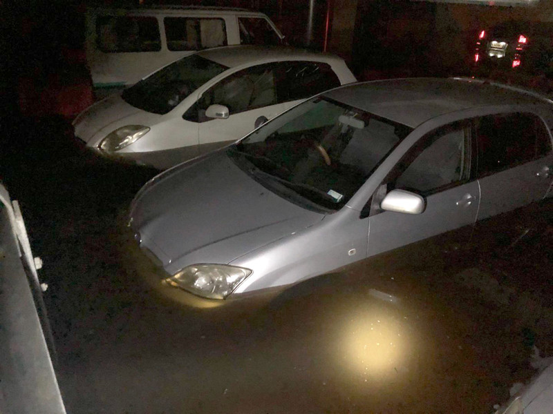 20191024 A leaked photo of the cars submerged