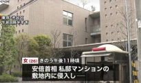 日本女子持刀具汽油罐闯入首相私宅 安倍正在家休息