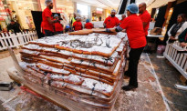 奥克兰的这块2770公斤巨型蛋糕，昨日打破了吉尼斯世界纪录