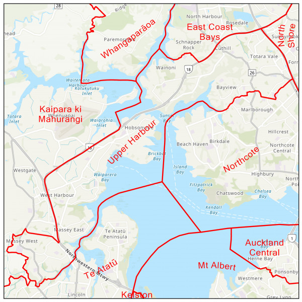 upper harbour electorate boundaries map 2020.E8nlNw