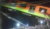 墨西哥城郊地铁列车因高架铁路坍塌而脱轨，已致13死70伤