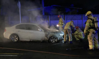 一夜间奥克兰多辆汽车遭纵火 警方调查正在进行中 
