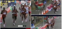 法国马拉松选手打翻一整排水瓶不给对手喝水？网友为此吵翻了！