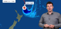 气旋“科迪”预计将与新西兰擦肩而过 但巨浪、大雨和大风天气仍将出现