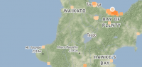 今天上午，北岛这一地区发生多次地震