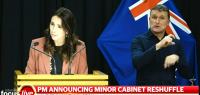 Jacinda Ardern宣布内阁改组！移民部长、议长将离职