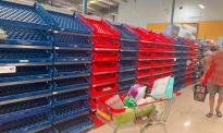 飓风来袭，商品被抢购一空，超市发出呼吁