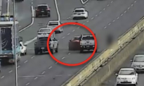 奥克兰高速上两车相撞，一男子逃离现场后被拘留