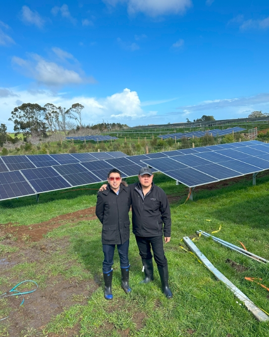RCR Green Ashburton solar power plant broke ground.