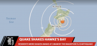 今天凌晨，北岛发生5.2级强烈地震和一系列余震，可能还会有余震