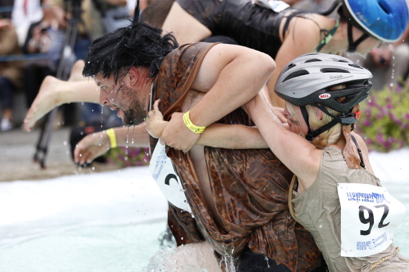 Wife carrying world championship GettyImages 173998853