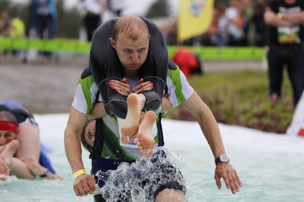 Wife carrying world championship GettyImages 173998934